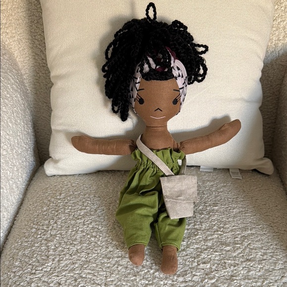 Harperiman Imani Handmade Doll with Green Outfit - Picture 1 of 9